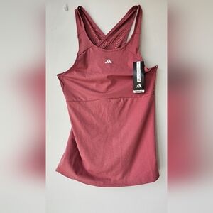 ADIDAS Original Tank Top Sport Training Fitness Gym Mauve Pink Strata size L